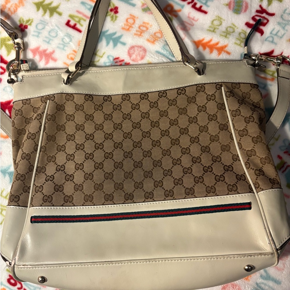 Gucci GG Canvas Mayfair Leather
2-Way Shoulder Bag/Crossbody
Tote - Picture 12 of 14